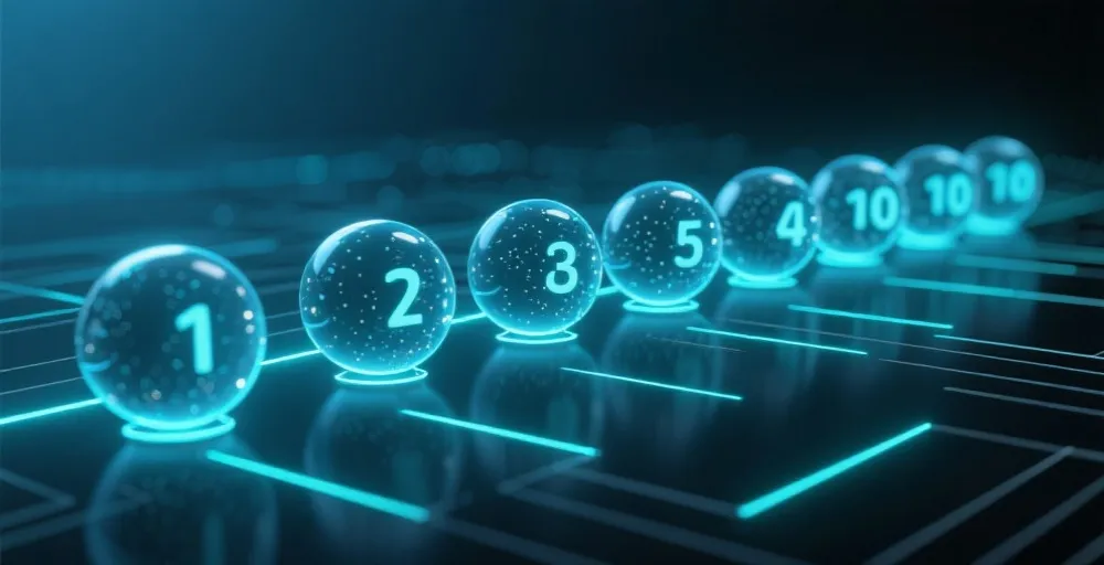 开奖数字序列结构示意图